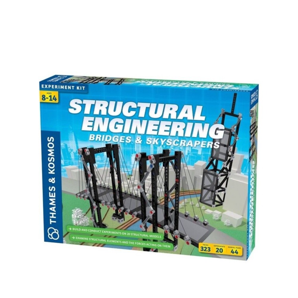 Structural Engineering Bridges & Skyscrapers Building Kit by Thames & Kosmos NEW